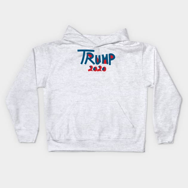 vote for trump 2020 Kids Hoodie by Salma Ismail